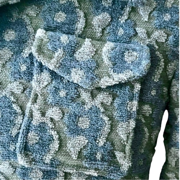 GUARANTEED AUTHENTIC Maison Margiela Jacqard Shirt Jacket Size 44 IT (US 8) - Picture 8 of 11